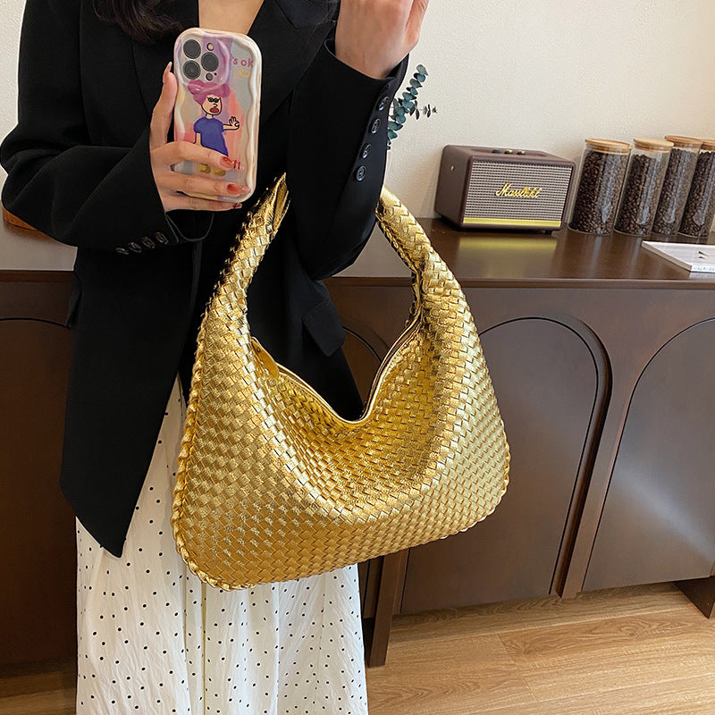 Borsa Hobo intrecciata 