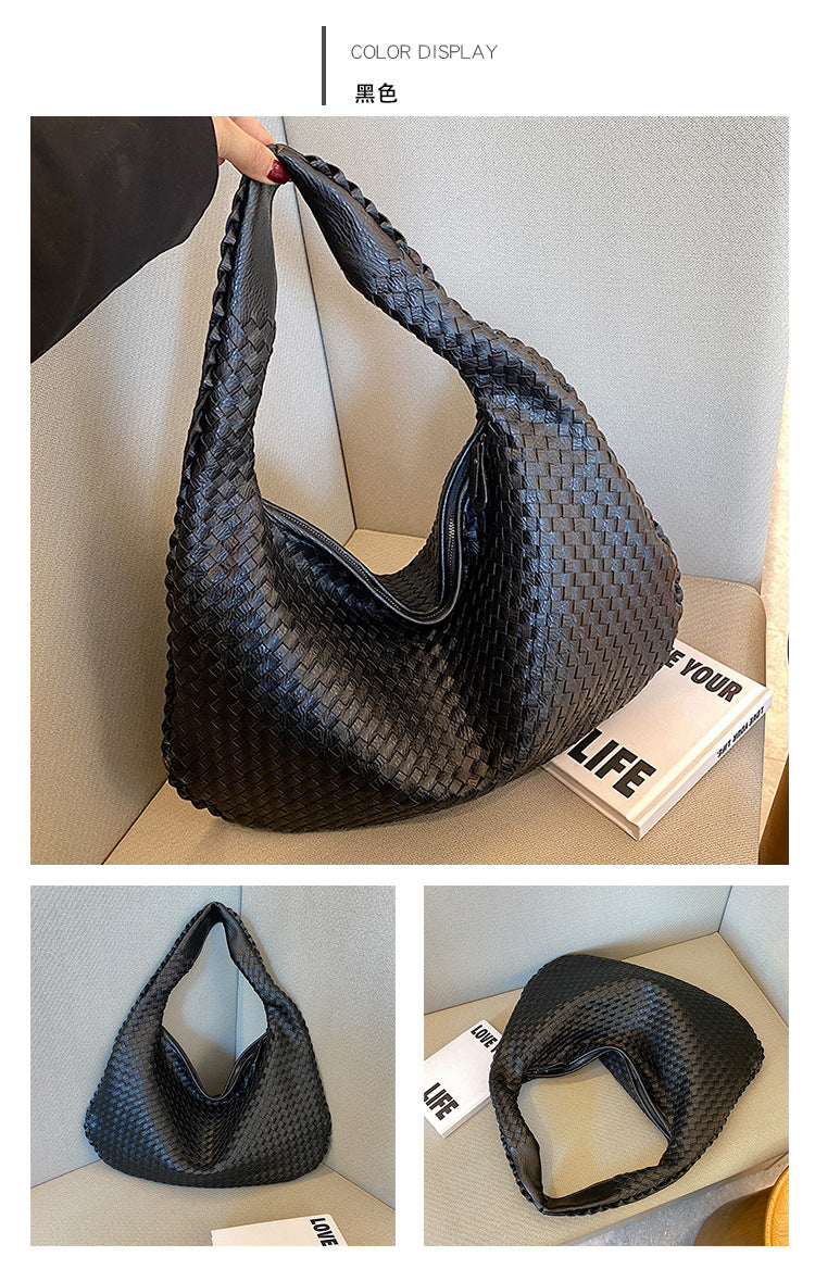 Borsa Hobo intrecciata 