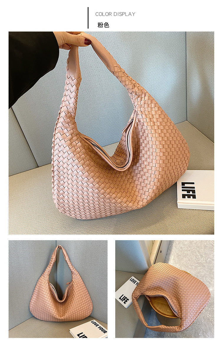 Borsa Hobo intrecciata 