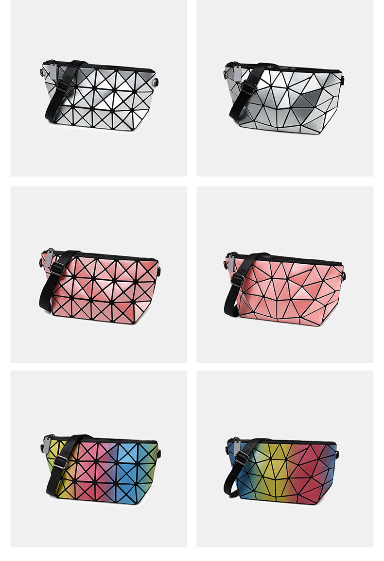 Prismatic Chic: Die moderne geometrische Tasche