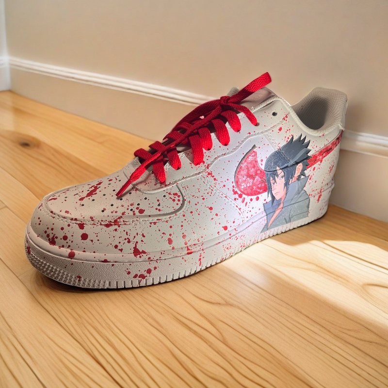 Hand-Painted Sasuke Sneakers