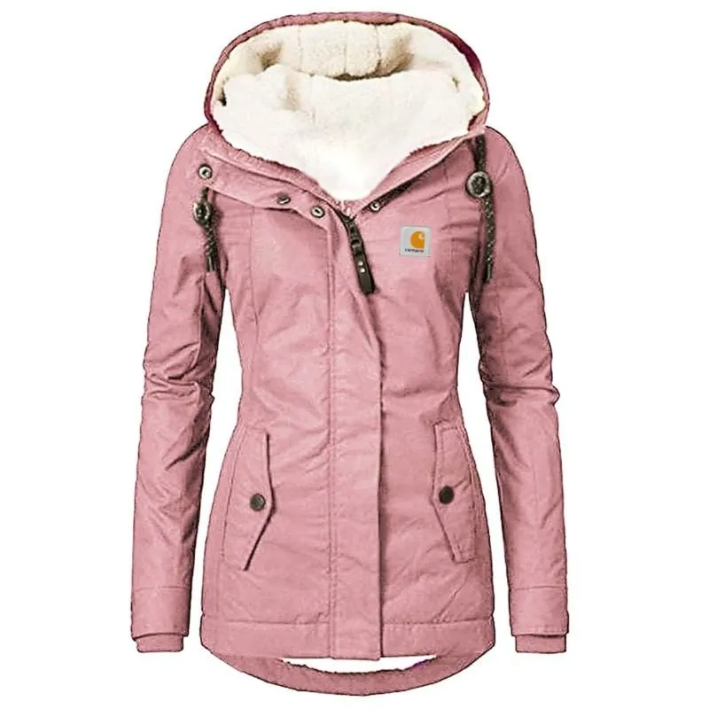 Carhartt Women's Waterproof Windproof Hooded Fleece Lining Jacket