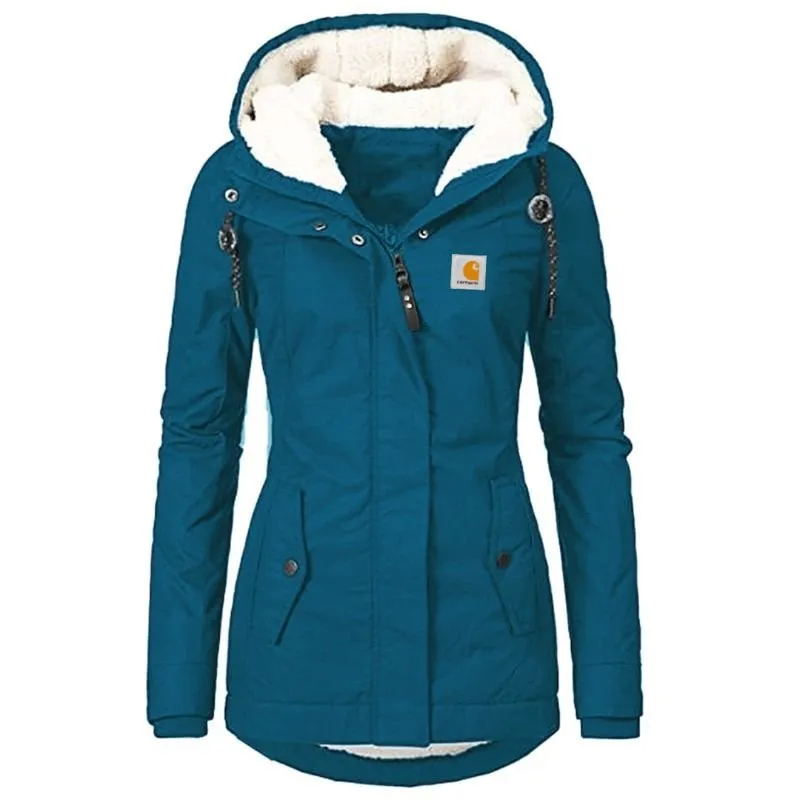 Carhartt Women's Waterproof Windproof Hooded Fleece Lining Jacket