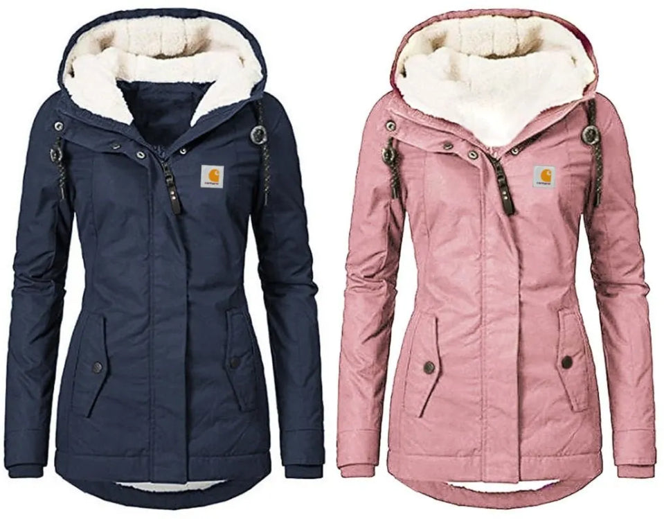 Carhartt Women's Waterproof Windproof Hooded Fleece Lining Jacket