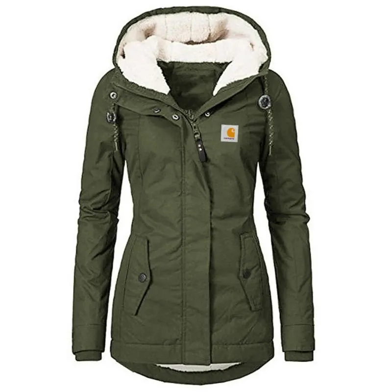 Carhartt Women's Waterproof Windproof Hooded Fleece Lining Jacket