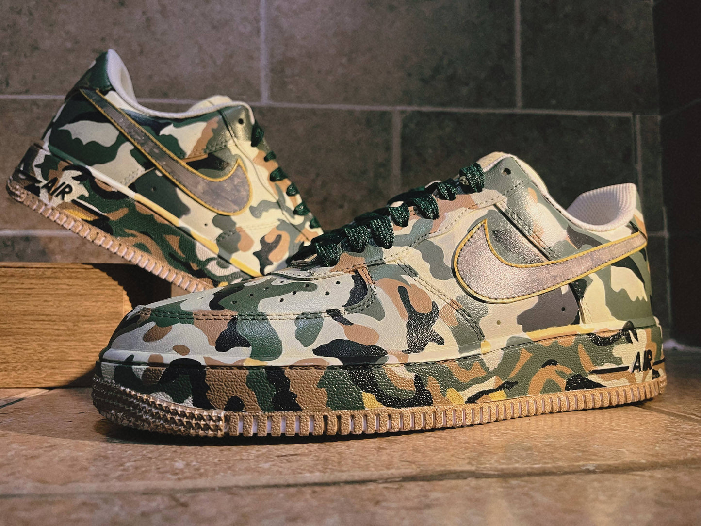 Custom Camoflair Sneakers