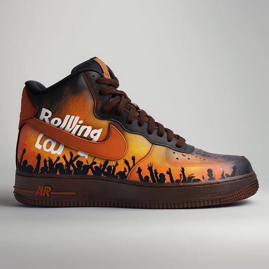 Custom "Rolling Loud" Hand-Painted Sneakers