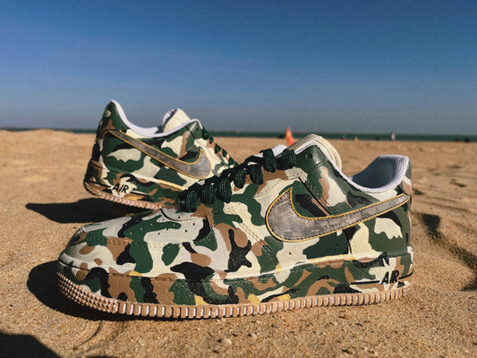 Custom Camoflair Sneakers