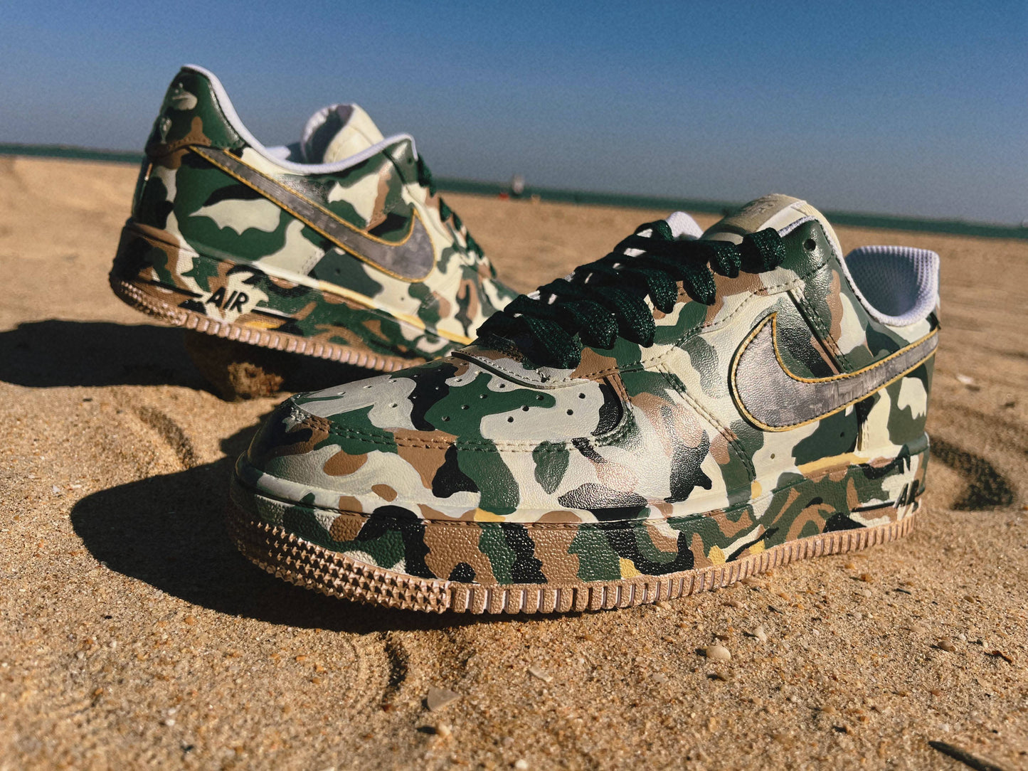 Custom Camoflair Sneakers