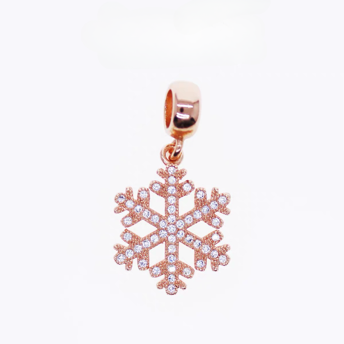 Collana di diamanti a forma di fiocco di neve